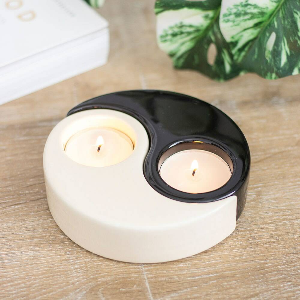Yin & Yang Tealight Candle Holder