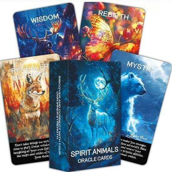 Spirit Animals Oracle Cards, Guidance, and Spiritual Connection Oracle Cards 