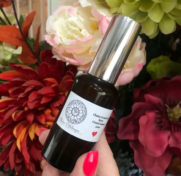 Solar Plexus Chakra Crystal Infused Aura Spray 