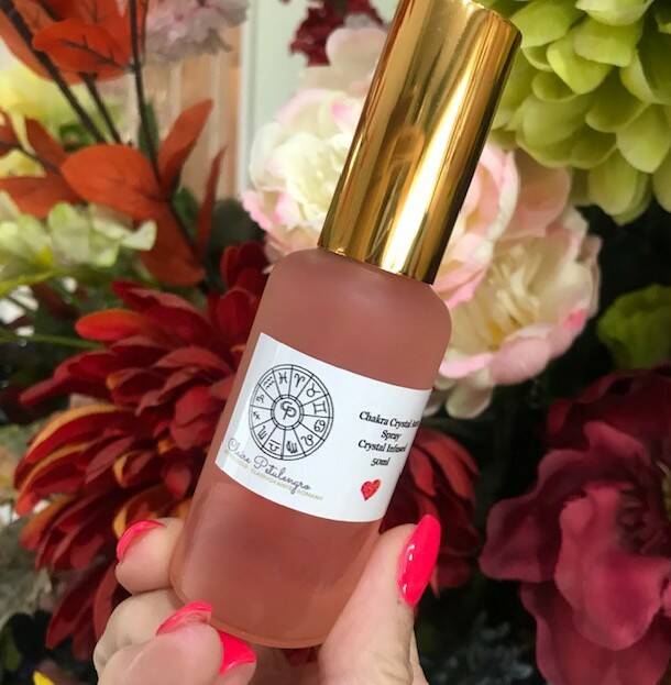 Crown Chakra Crystal Infused Aura Spray