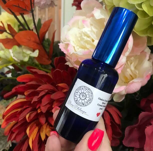 Throat Chakra Crystal Infused Aura Spray