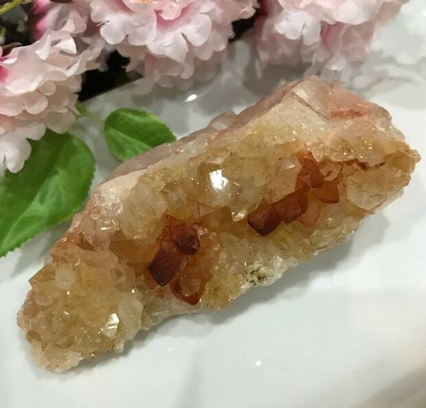 Citrine cluster 365g