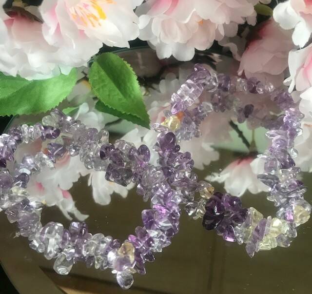 Ametrine Chip Bracelet 'A' Grade