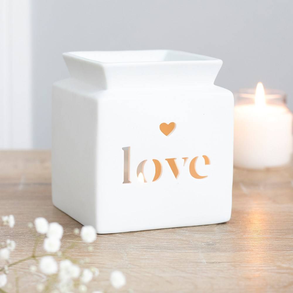 Love Tealight Ceramic Burner 