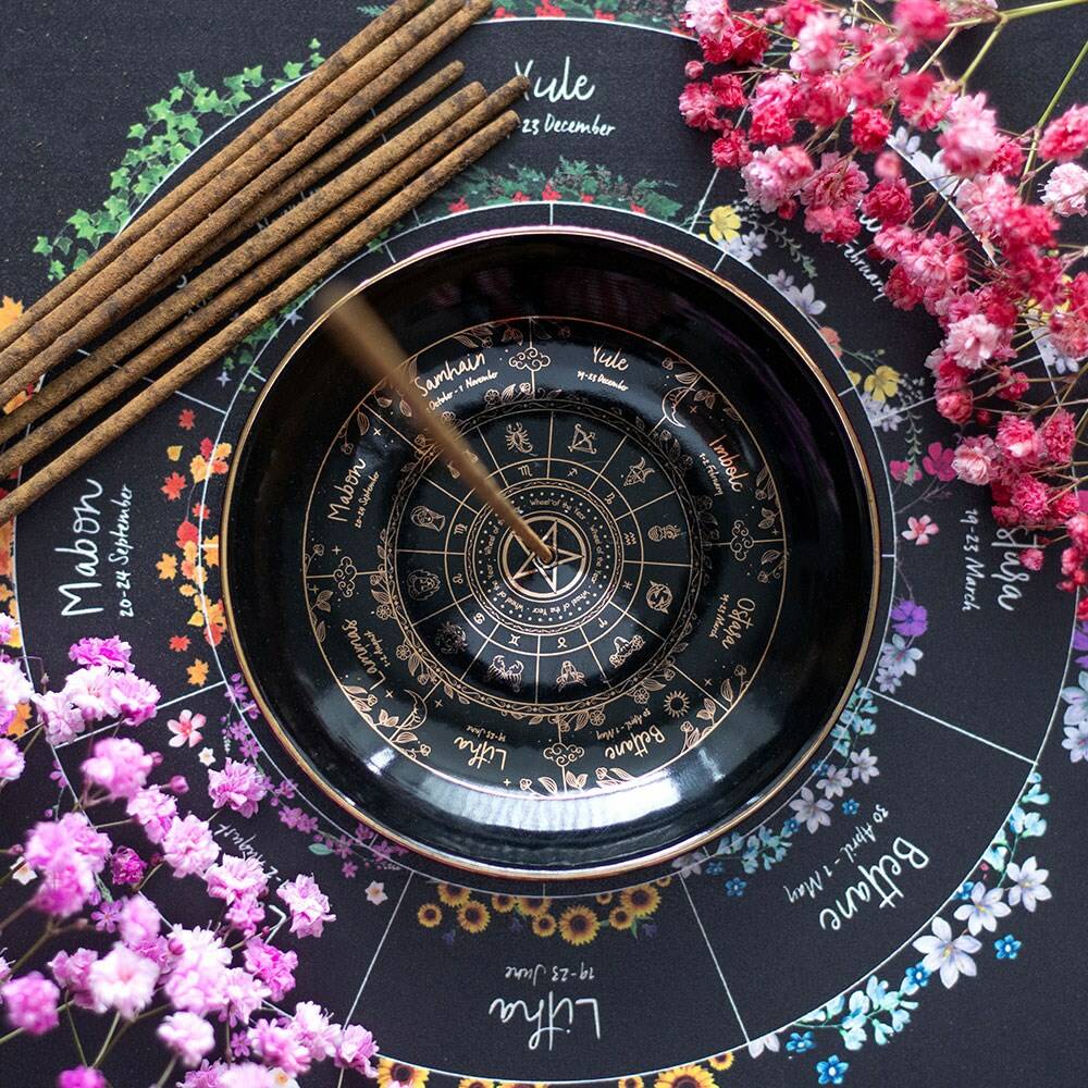 Wheel of the Year  Incense  Holder