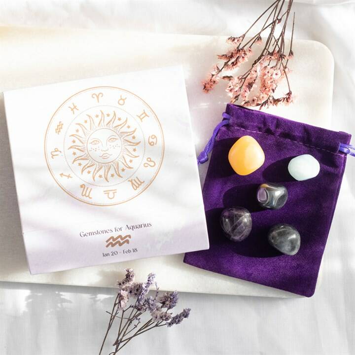 Zodiac gemstone gift boxes 